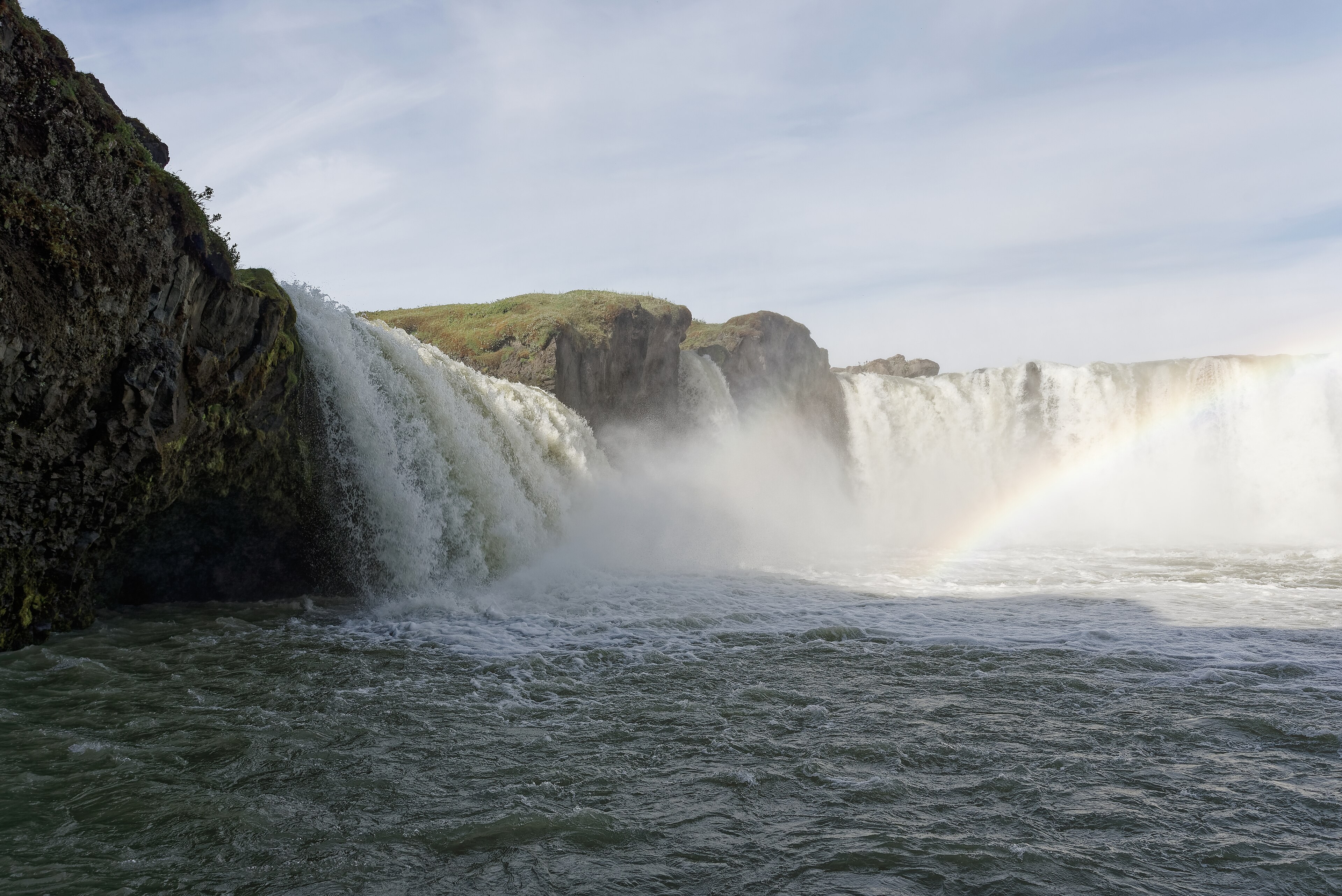 Goðafoss, a horseshoe waterfall on the Skjálfandafljót in north Iceland